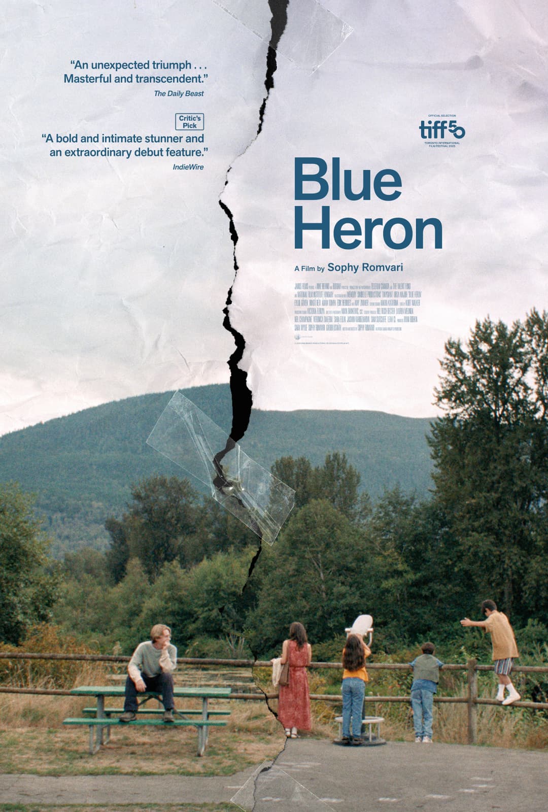 BLUE HERON Poster