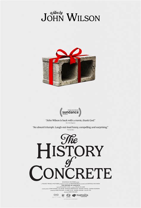 THE HISTORY OF CONCRETE Poster